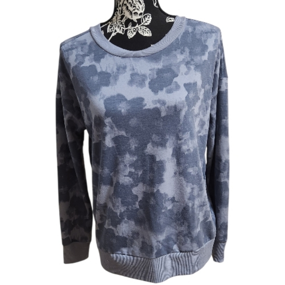Mondetta Blue Eco-Friendly Camouflage Sweatshirt
